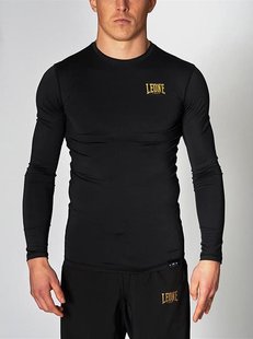 Рашгард з довгим рукавом Leone Black/Gold S