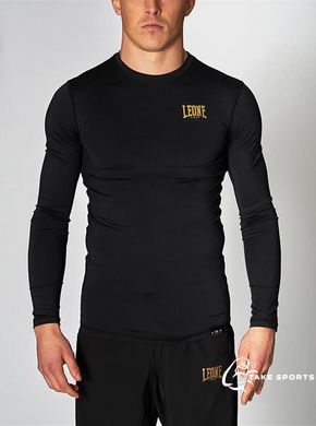 Рашгард з довгим рукавом Leone Black/Gold S