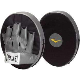 Лапы боксерские Everlast PUNCH MITTS черный UNI