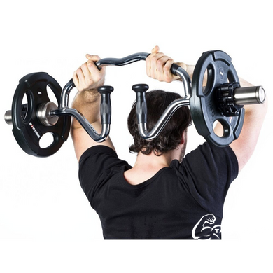 Гриф олимпийский Bi-Tri-Trap York Fitness 86см (50мм) с резиновыми рукоятками