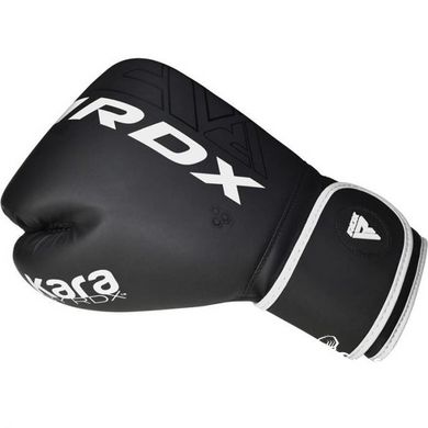 Боксерские перчатки RDX F6 Kara Matte White 14 унций (капа в комплекте)