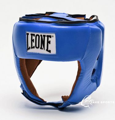 Боксерський шолом для змагань Leone Contest Blue S