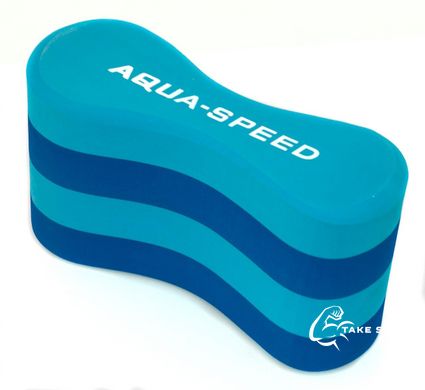 Колобашка для плавання Aqua Speed ​​4 LAYERS PULLBUOY 5640 синій Уні 23,5x8,5x13cм арт 160