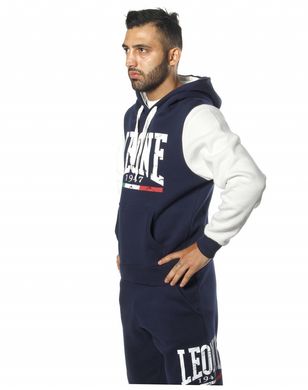 Толстовка Leone Fleece White/Blue S