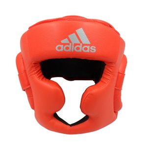 Шлем боксерский Speed Super Pro Training Extra Protect | ярко красный/серебро | ADIDAS ADISBHG041