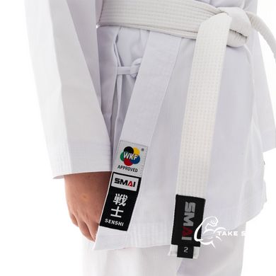 Кимоно для карате Senshi WKF 100 Aproved | белое | SMAI U-SENS