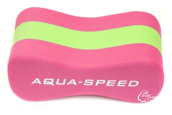 Колобашка для плавання Aqua Speed ​​JUNIOR 3 LAYESR PULLBUOY 6779 Уні рожевий, зелений 20x8x10cм