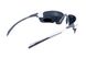 Очки BluWater Samson-3 White Polarized (gray), серые в белой оправе