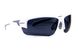 Очки BluWater Samson-3 White Polarized (gray), серые в белой оправе