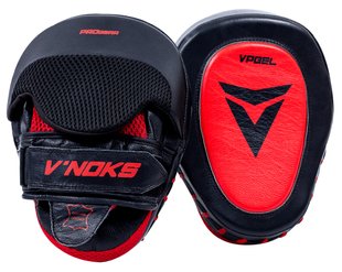 Лапи боксерські V`Noks Fuoco Red