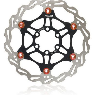 Ротор XLC BR-X50, ø180 мм, чорно-червоний
