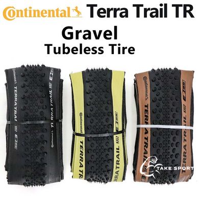 Покрышка бескамерная Continental Terra Trail ShieldWall 28" | 700 x 40C | 28 x 1.50 черная/коричневая складная skin