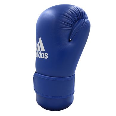 Перчатки полуконтакт Open Hand Semi-Contact Gloves с лицензией WAKO | синие | ADIDAS WAKOG3