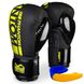 Боксерские перчатки Phantom APEX Elastic Neon Black/Yellow 16 унций