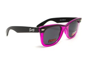 Очки защитные открытые Swag Hipster-4 Pink (gray) серые