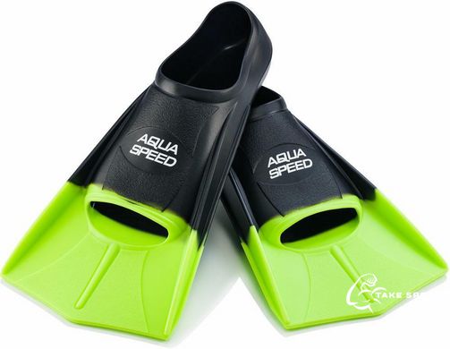 Ласты Aqua Speed ​​TRAINING FINS 5637 черный, зеленый Уни 47-48