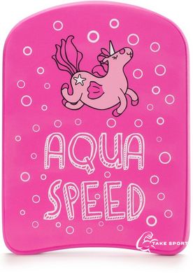 Дошка для плавання Aqua Speed ​​KIDDIE KICKBOARD Unicorn 6896 рожевий Діт 31x23x2,4cм