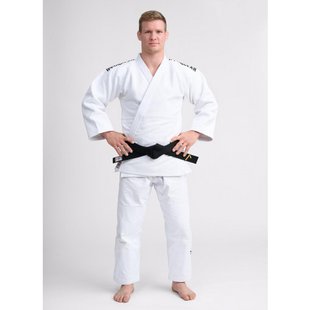 Белое лицензионное кимоно для дзюдо IPPON GEAR LEGEND 2, IJF (approved 2023) Regular (стандартный крой), 185см