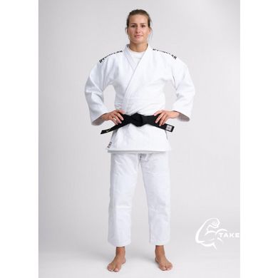 Белое лицензионное кимоно для дзюдо IPPON GEAR LEGEND 2, IJF (approved 2023) Regular (стандартный крой), 185см