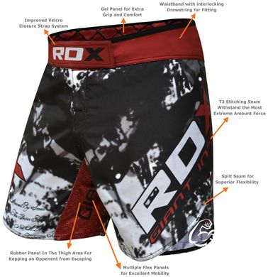 Шорти MMA RDX Multi Gray S