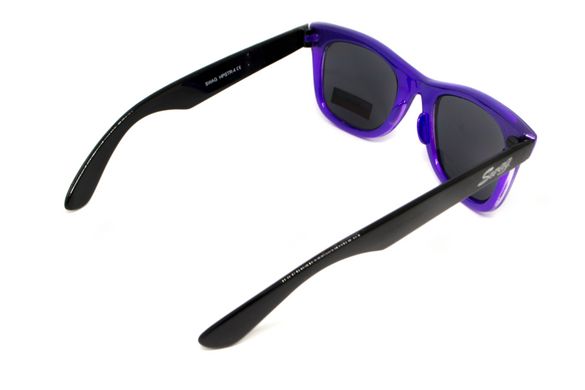 Очки защитные открытые Swag Hipster-4 Purple (gray) серые