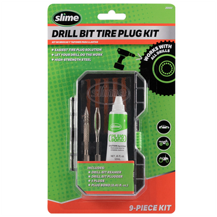 Ремкомплект для безкамерки Slime Tubeless Tire Plug Drill Bit Kit