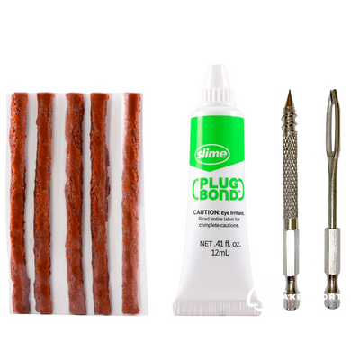 Ремкомплект для безкамерки Slime Tubeless Tire Plug Drill Bit Kit