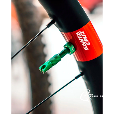 Ніпелі Peaty's x Chris King Tubeless Valves, 42mm, Emerald