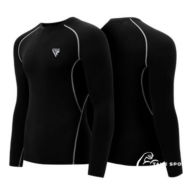 Рашгард з довгим рукавом RDX Lycra Black S