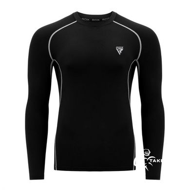 Рашгард з довгим рукавом RDX Lycra Black S