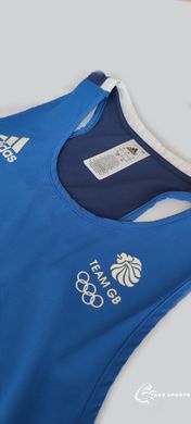 Форма для занятий боксом Olympic Man GBR шорты + майка | синяя | ADIDAS ADIAIBA20TM ADIAIBA20SM