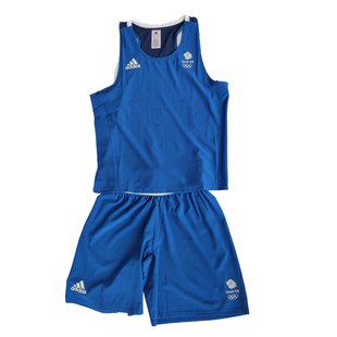 Форма для занять боксом Olympic Man GBR шорти+майка | синя | ADIDAS ADIAIBA20TM ADIAIBA20SM