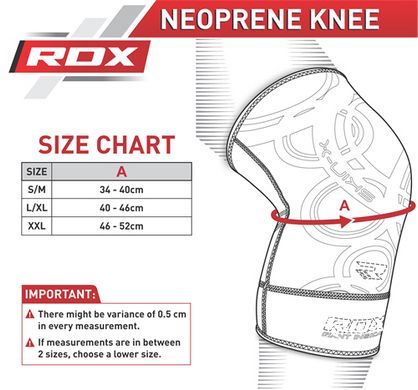 Наколінник спортивний неопреновий RDX L/XL (1 шт)