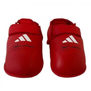 Защита стопы с лицензией WKF S | красная | Adidas 661.50