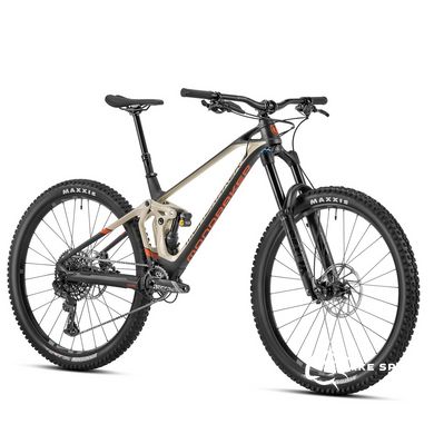 Велосипед MONDRAKER SUPER FOXY CARBON R 29" T-M, Carbon / Desert Grey / Orange (2023/2024)