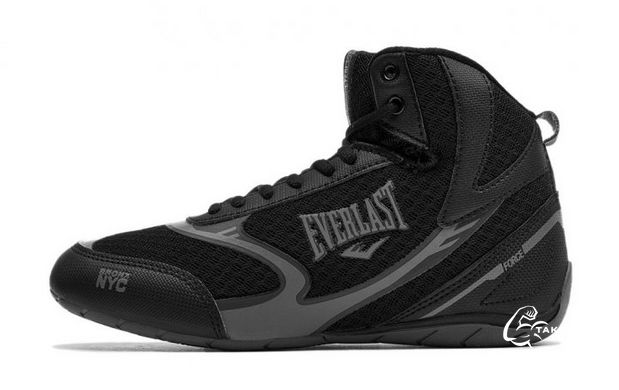 Боксерки Everlast Force ELW-126D черный, серый 38(US 7/23см)