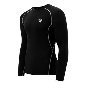 Рашгард з довгим рукавом RDX Lycra Black XL