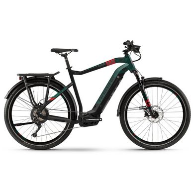 Електровелосипед Haibike SDURO Trekking 8.0 men i500Wh 12 s. XT 28", рама L, чорно-зелений-червоний, 2020