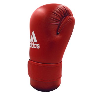 Перчатки полуконтакт Open Hand Semi-Contact Gloves с лицензией WAKO | красный | ADIDAS WAKOG3