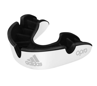 Капа доросла Adidas/Opro Silver біла/чорна | ADIBP32