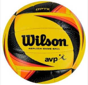 Мяч волейбольный Wilson OPTX AVP REPLICA YELLOW/BK/RD