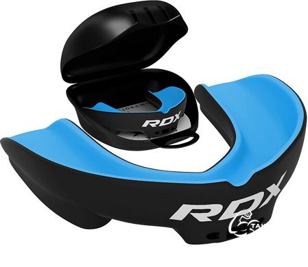 Капа боксерська RDX Gel 3D Pro Black/Blue Junior