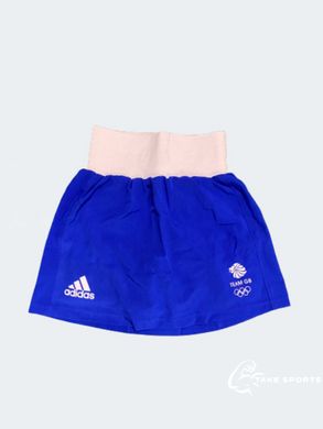 Женская форма для занятий боксом Olympic Woman GBR шорты-юбка + майка | синяя | ADIDAS ADIAIBA20TW ADIAIBA20SKW