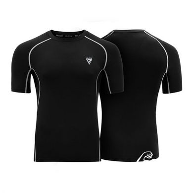 Рашгард з коротким рукавом RDX Lycra Black 2XL