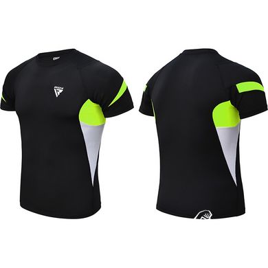 Рашгард із коротким рукавом RDX Lycra Green XL