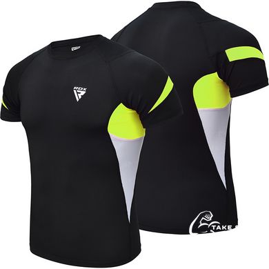 Рашгард із коротким рукавом RDX Lycra Green XL