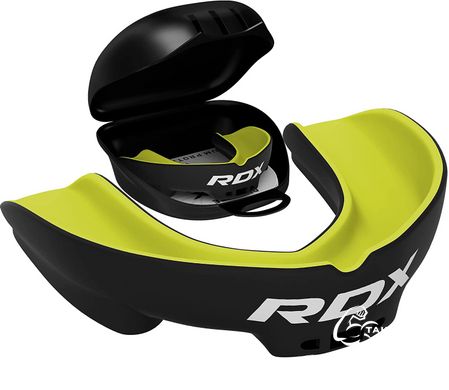 Капа боксерська RDX Gel 3D Pro Black/Green Junior