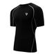 Рашгард з коротким рукавом RDX Lycra Black 2XL