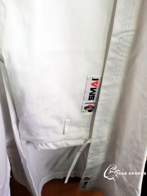 Кимоно FLEX FX KUMITE GI STRETCH с лицензией WKF 180см | белое | SMAI AS-005