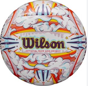 Мяч волейбольный Wilson GRAFFITI PEACE VB White/Orange OF